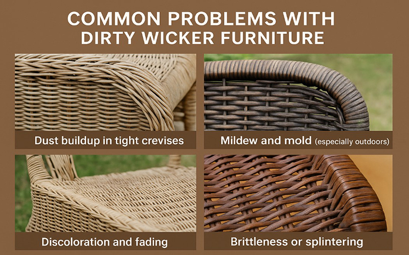 Common Problems With Dirty Wicker Furniture