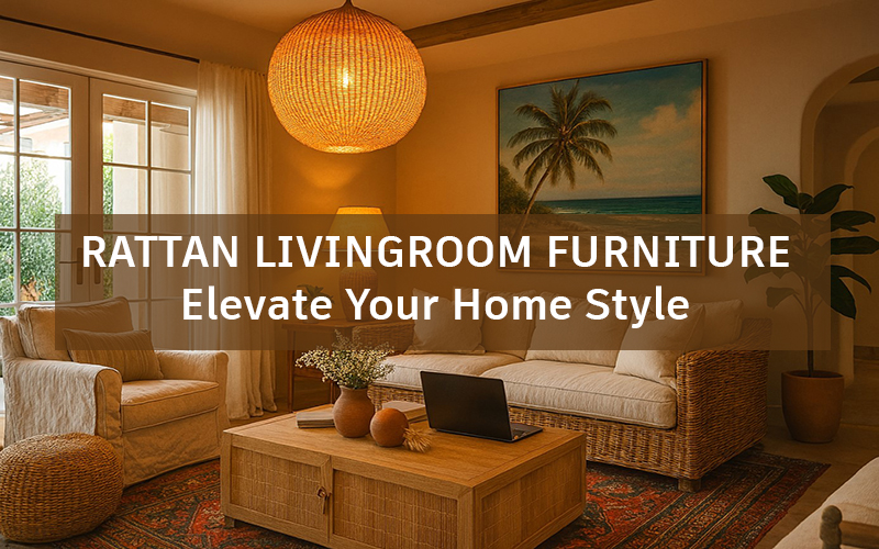 Elevate Your Home Style With Rattan Living Room Furniture