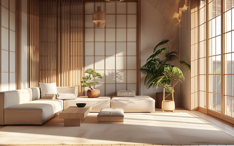 Living Room Zen Interior Design