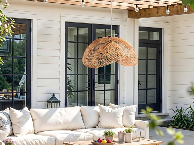Only Need To Use Rattan Lights Outdoors With Waterproof Accessories
