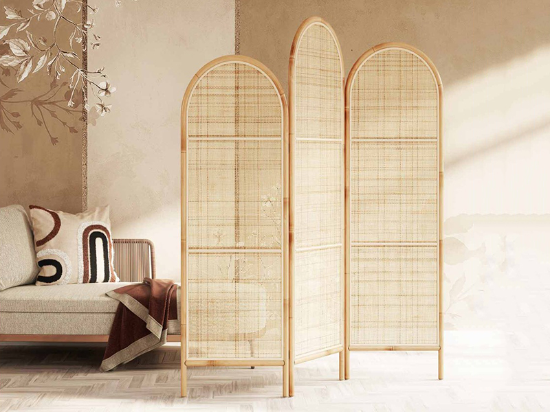 Rattan Room Dividers - Lightweight, Textured, Timeless