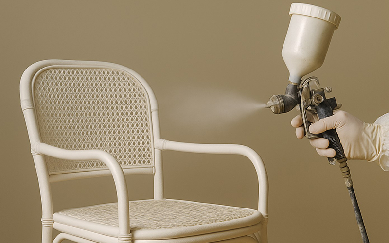 Spray Is Actually The Preferred Method For Most Rattan And Wicker Furniture