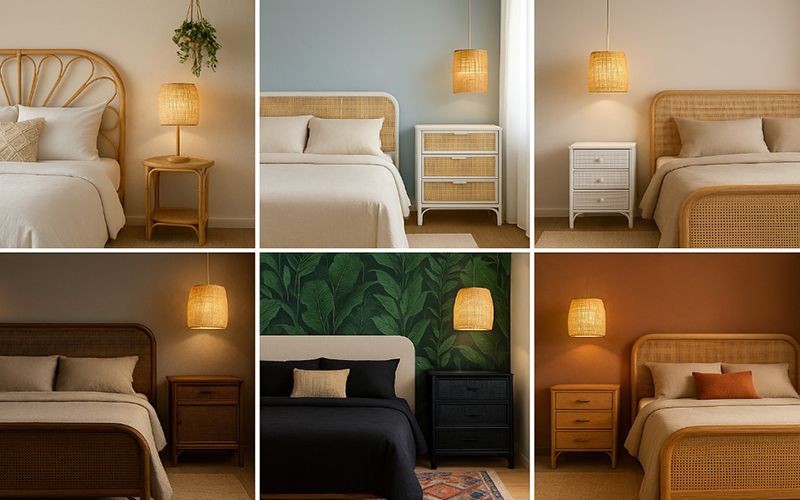 Style Rattan Bedroom Furniture In A Variety Of Ways And Color Schemes