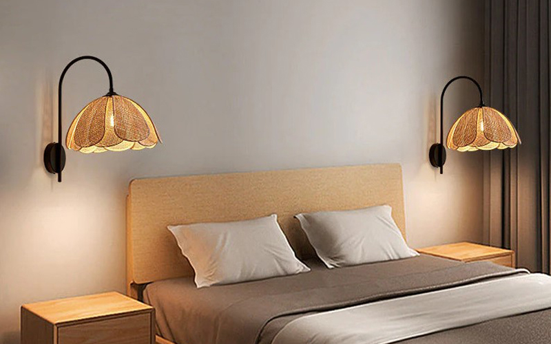 The Natural Beauty Of Rattan Bedside Lamps