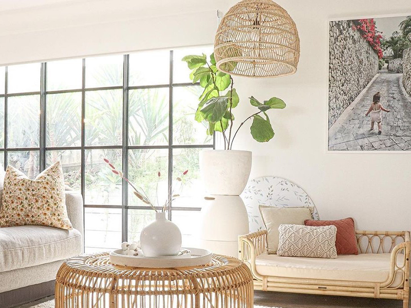 The Rattan Light Adds A Unique Touch To Your Interior Space