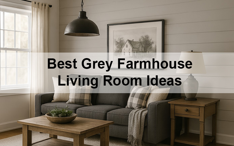 Transform Your Space With Grey Farmhouse Living Room Ideas