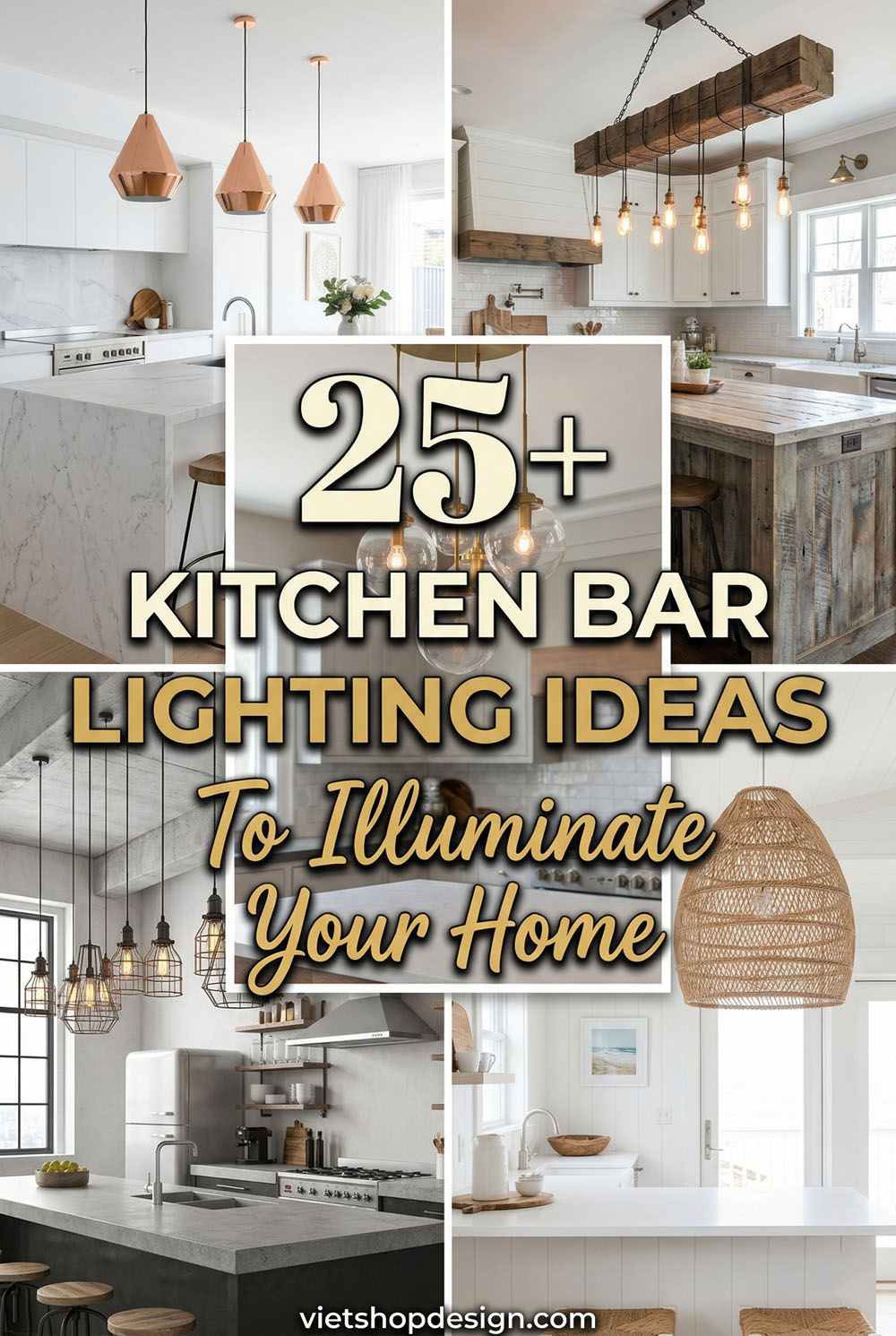 25+ Kitchen Bar Lighting Ideas to Illuminate Your Home