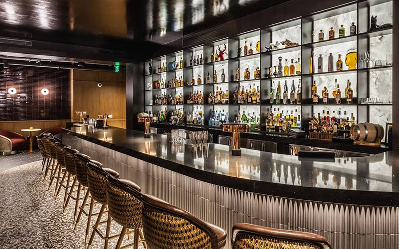 Backlit Liquor Shelves To Elevate Your Bar Design