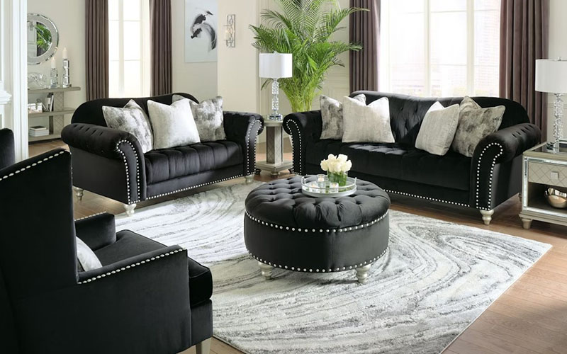 Black Living Room Furniture Set – Perfect For Effortless Style And Balance