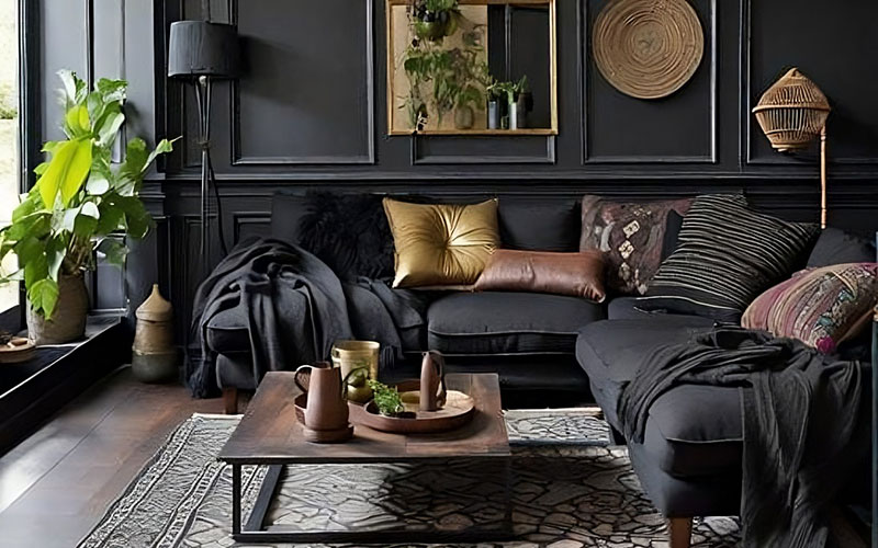 Black Sectional Living Room Ideas Maximize Space & Style