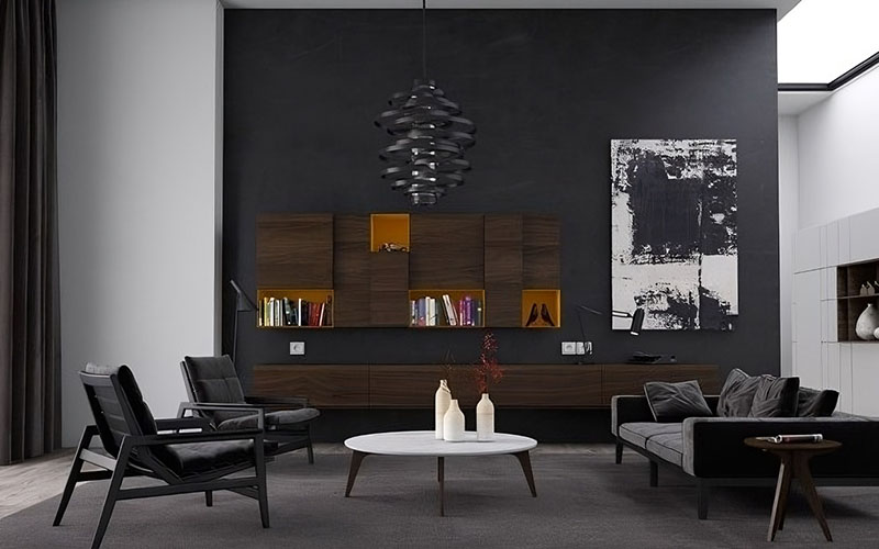Elegant Black Wall Decor Ideas For A Sophisticated Living Room