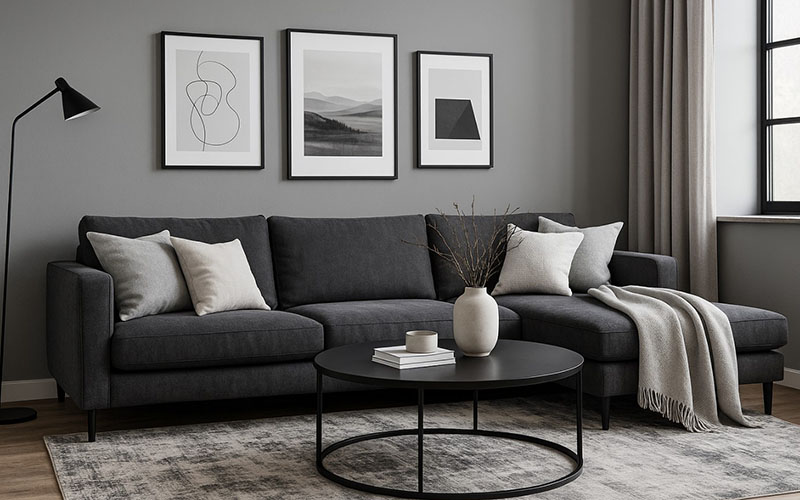Gray Black And White Living Room Ideas For A Calm And Sophisticated Space