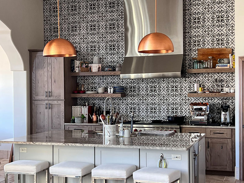 Kitchen Bar Copper Dome Pendant Light