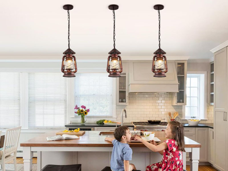 Kitchen Bar Vintage Lantern Pendants