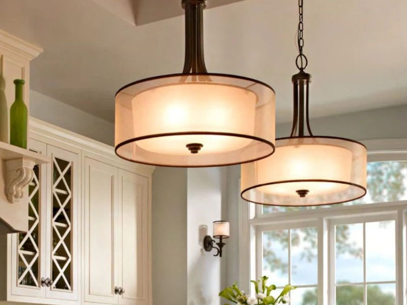 Kitchen Dual-shade Pendant Light