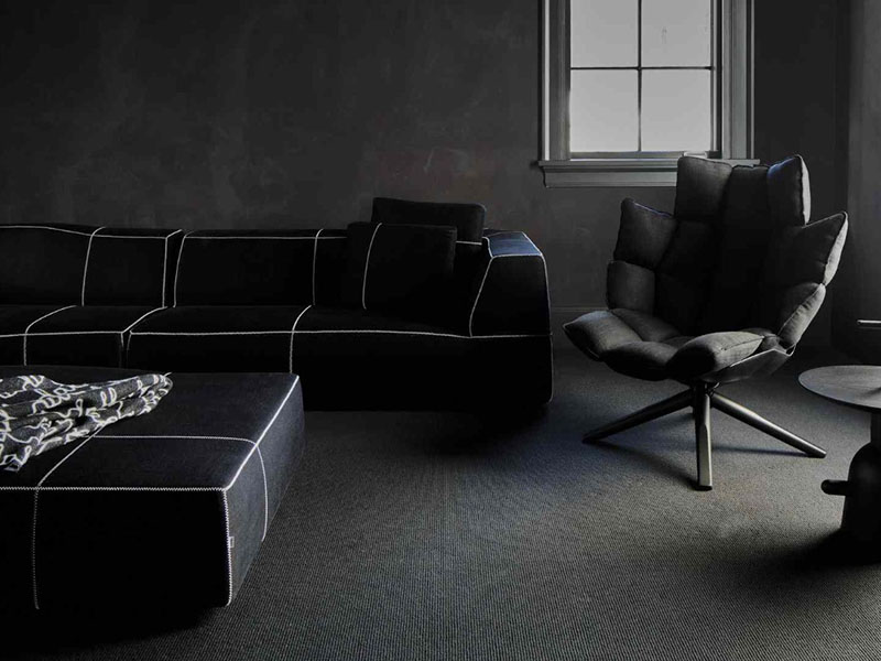 Minimalist Small Black Living Room For Effortless Elegance
