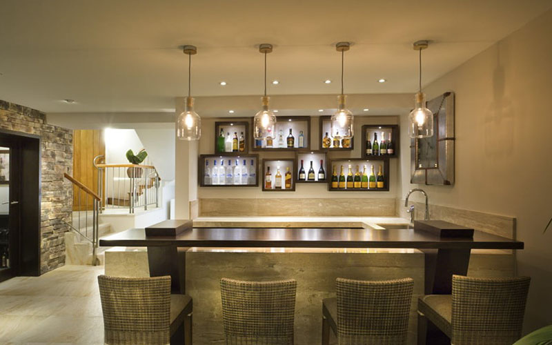Simple & Stylish Home Bar Lighting Ideas On A Budget