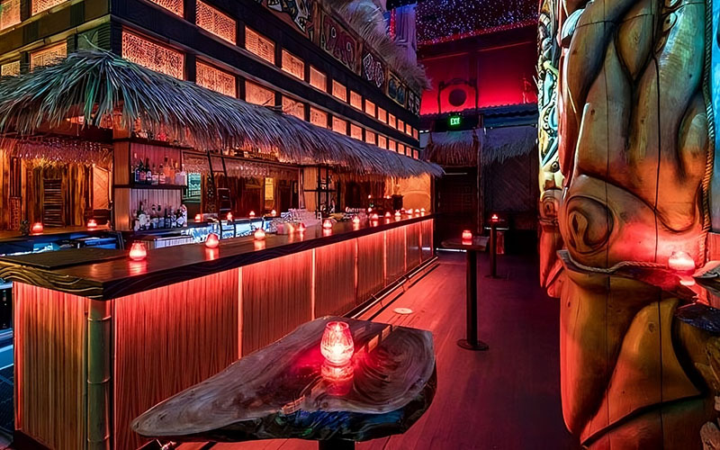 Under-bar Lighting Ideas To Create A Floating Bar Effect