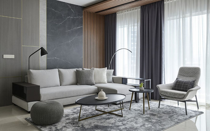 A Modern Contemporary Home Interior Design Typically Features A Neutral Base Shades