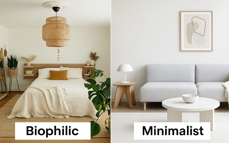 Biophilic Vs Minimalist Design Interiors