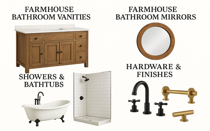 Farmhouse Bathroom Fixtures & Fittings