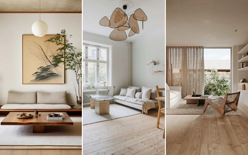 Japandi Living Room Ideas