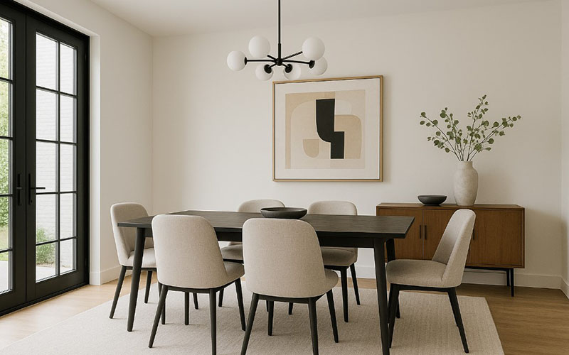 Modern Contemporary Dining Room Elegance