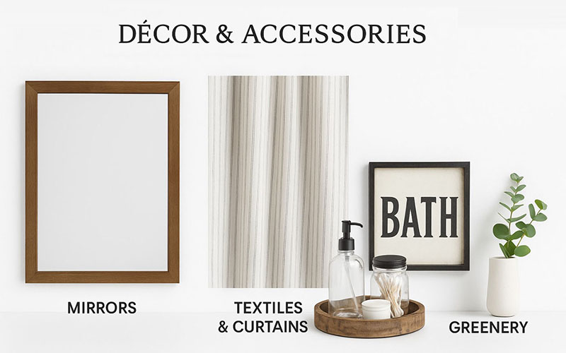 Modern Farmhouse Bathroom Décor & Accessory