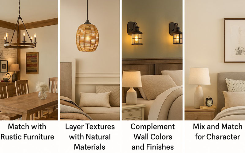 Pair Farmhouse Lighting With Interior Décor