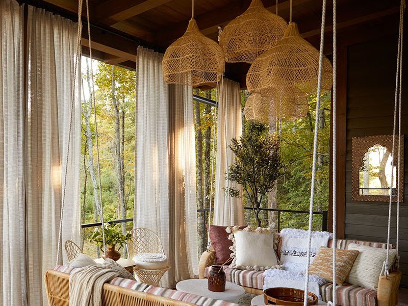 Rattan Light Adds Both Beauty And Sensory Depth To Biophilic Space