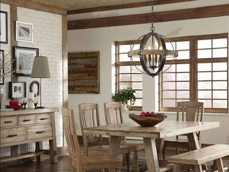 Rustic Farmhouse Living Room Lighting Ideas