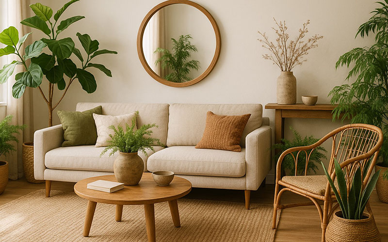 The Biophilic Living Room Has Emerged As A Popular New Design Trend