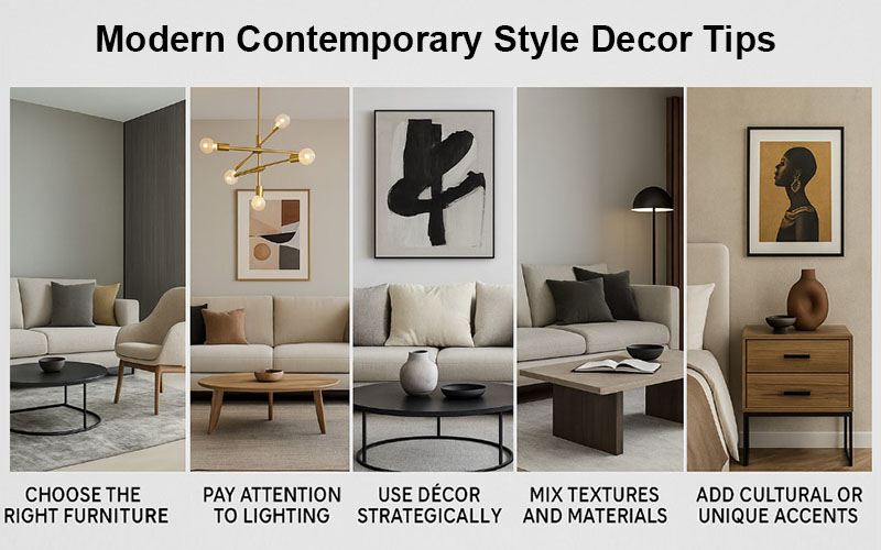 Tips For Decorating With Modern Contemporary Style