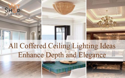 All Coffered Ceiling Lighting Ideas