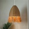 Boho Jute Rope Pendant Light Rest Area