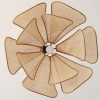 Creative Flower Rattan Flush Mount Light Bottom