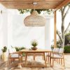 Kloe Rattan Pendant Light Outdoor Dining