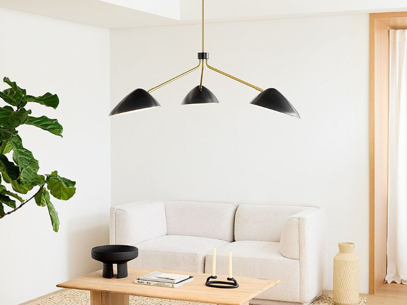 Living Rooms Mid Century Modern Pendant Light