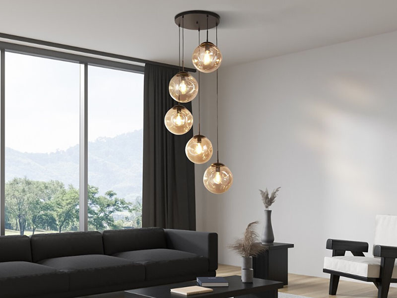 Multi-light Cluster Pendant Mid Century Designs