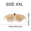 Rattan Flush Mount Light Flower Petal Ceiling Lamp Size Xxl