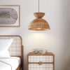 Rattan Hourglass Pendant Light Bedroom