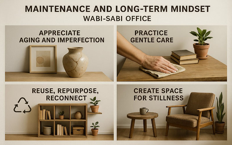 Wabi-sabi Office Maintenance And Long-term Mindset