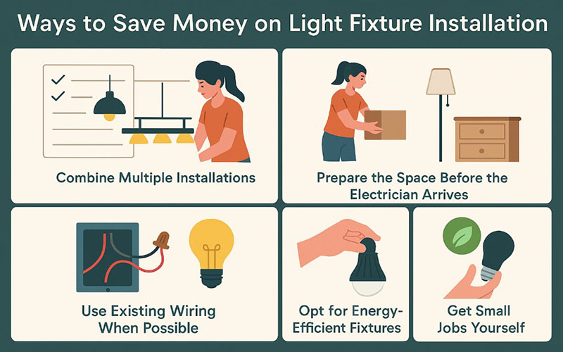 Ways To Save Money On Light Fixture Installation