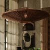 Wicker Jute Rope Pendant Light Home Deco