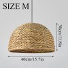 Wicker Water Hyacinth Lighting Size M