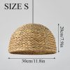 Wicker Water Hyacinth Lighting Size S