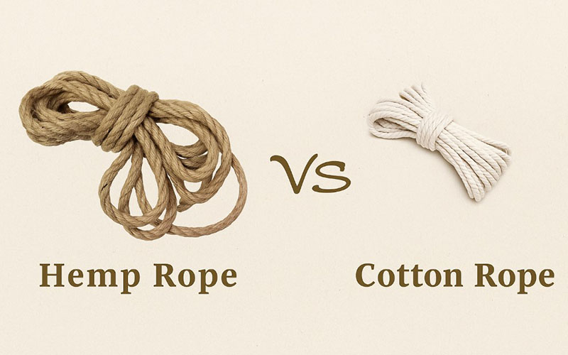 Comparison Between Hemp Rope Vs Cotton Rope