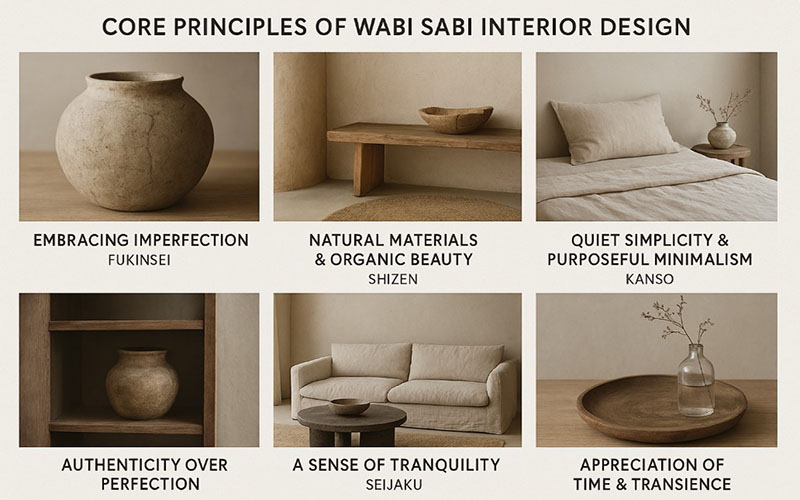 Core Principles Of Wabi Sabi Interior Design