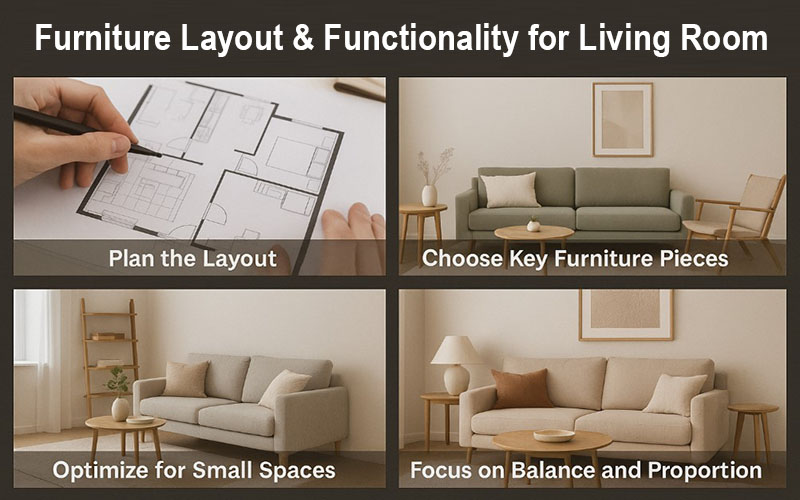 Furniture Layout & Functionality For Living Room