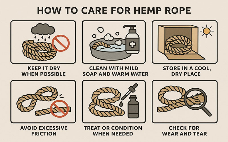 How To Care For Hemp Rope